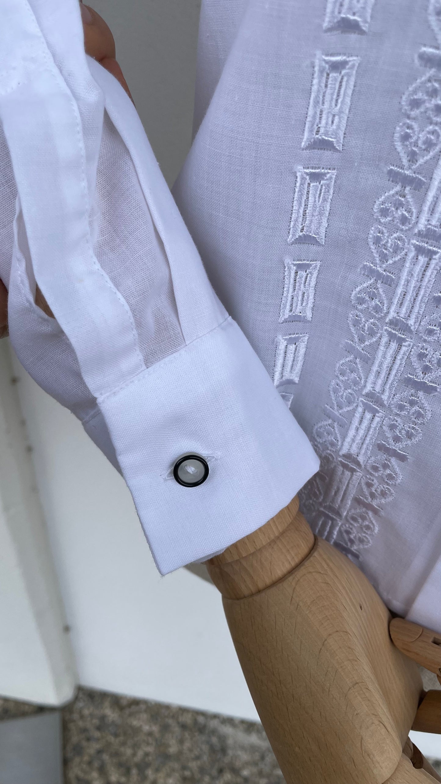 Camicia bianca fine anni 60