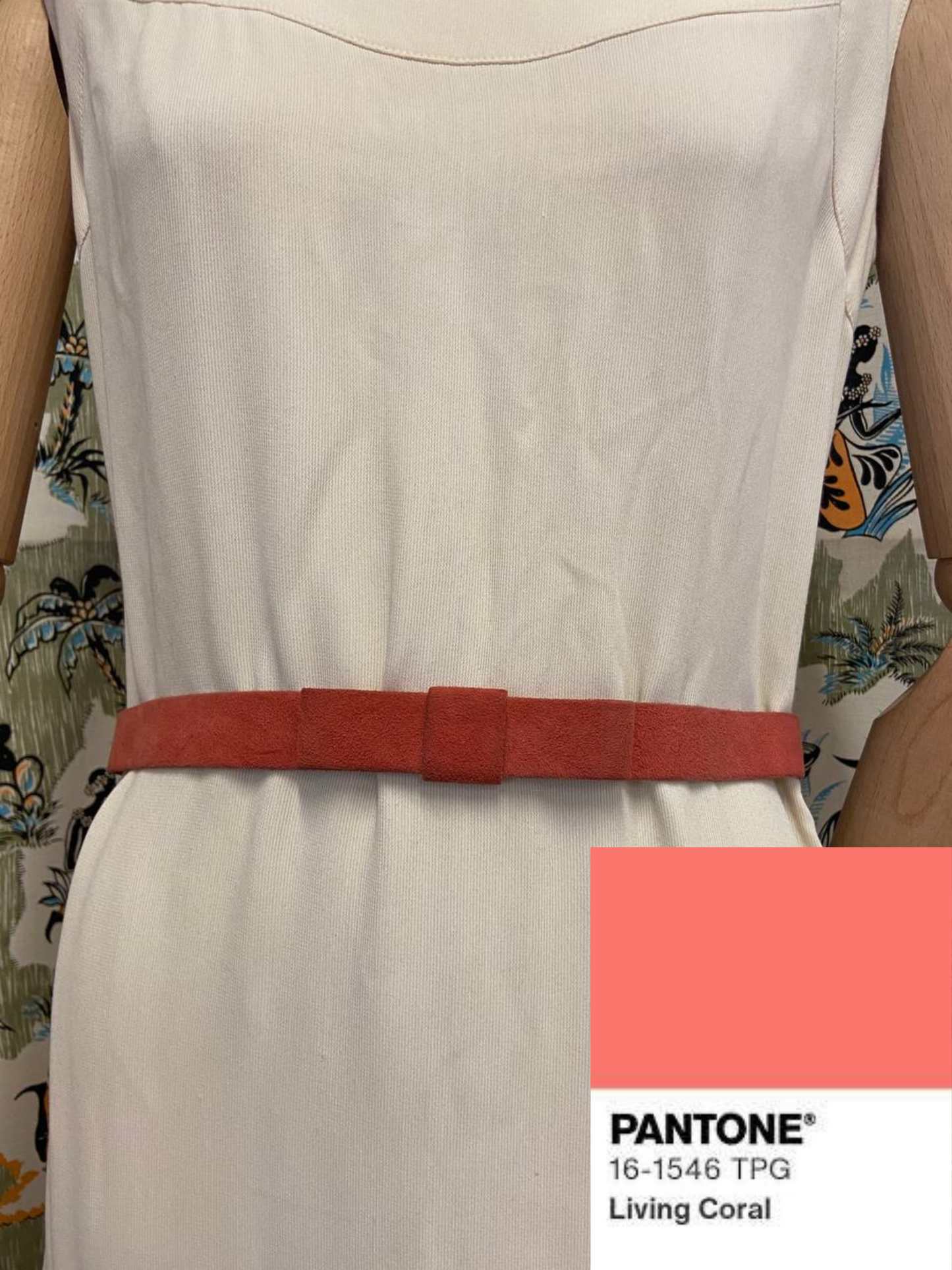 Cinture scamosciate con fiocco centrale - 50s/60s