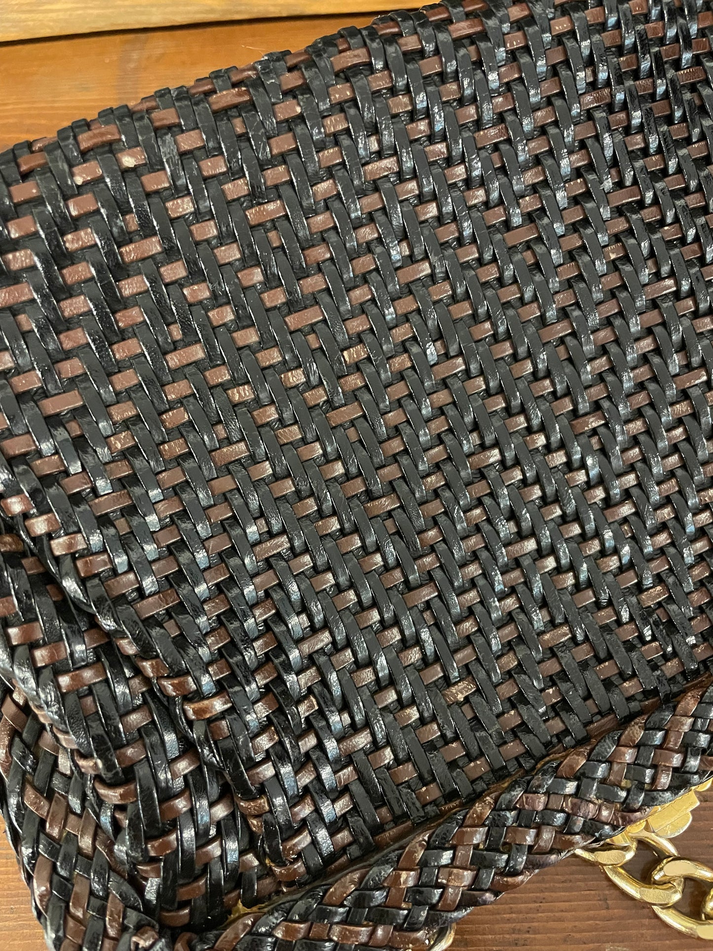 Borsetta elegante in pelle anni 60