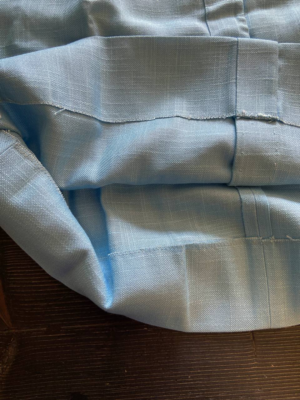 Abito sartoriale in lino smanicato - tg.52 deadstock - anni 60