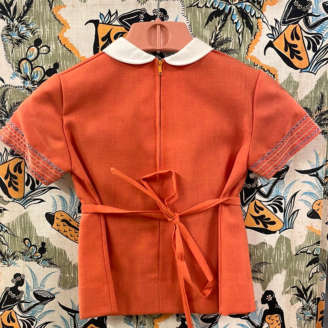 Camicetta/Blousa da bambina anni 60 - 3/4 anni