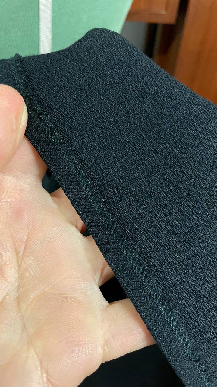 Gonna nera in gabardine tg.48/50 - modello anni 40