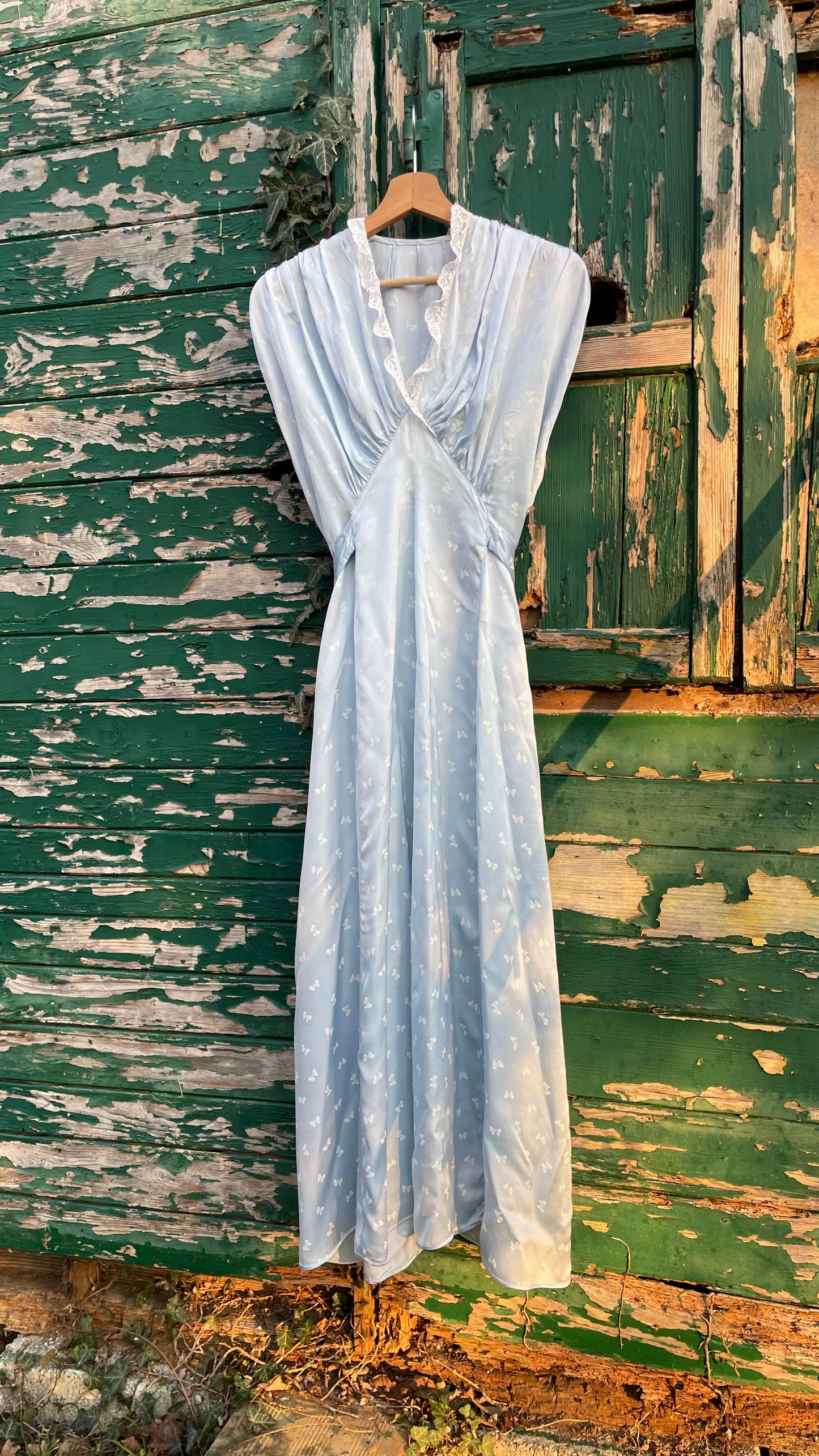 Camicia anni 40 azzurra tg.48