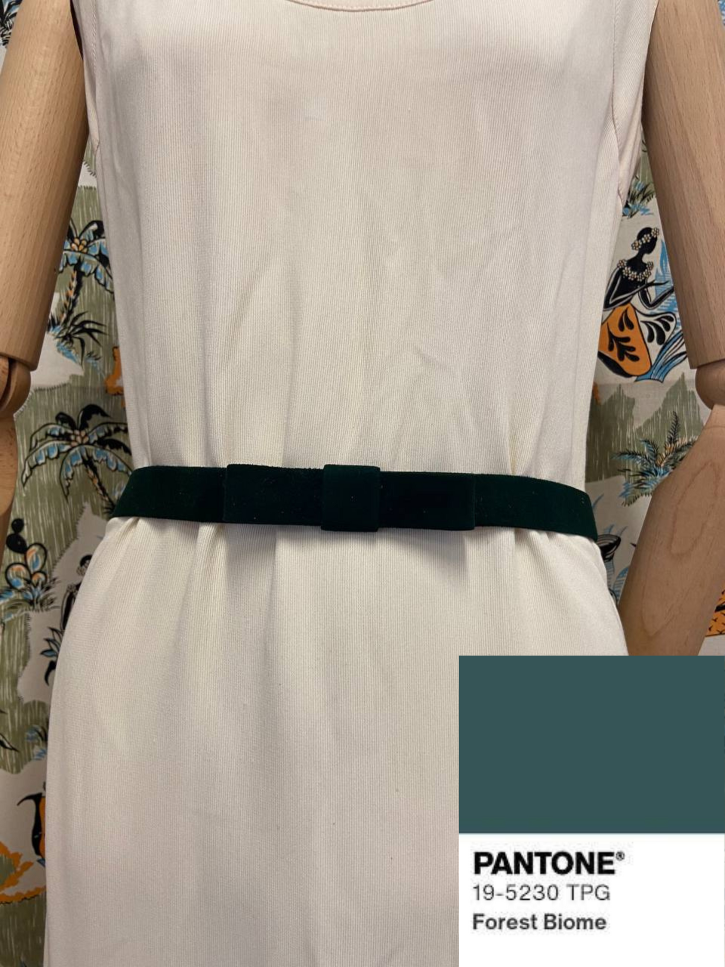 Cinture scamosciate con fiocco centrale - 50s/60s