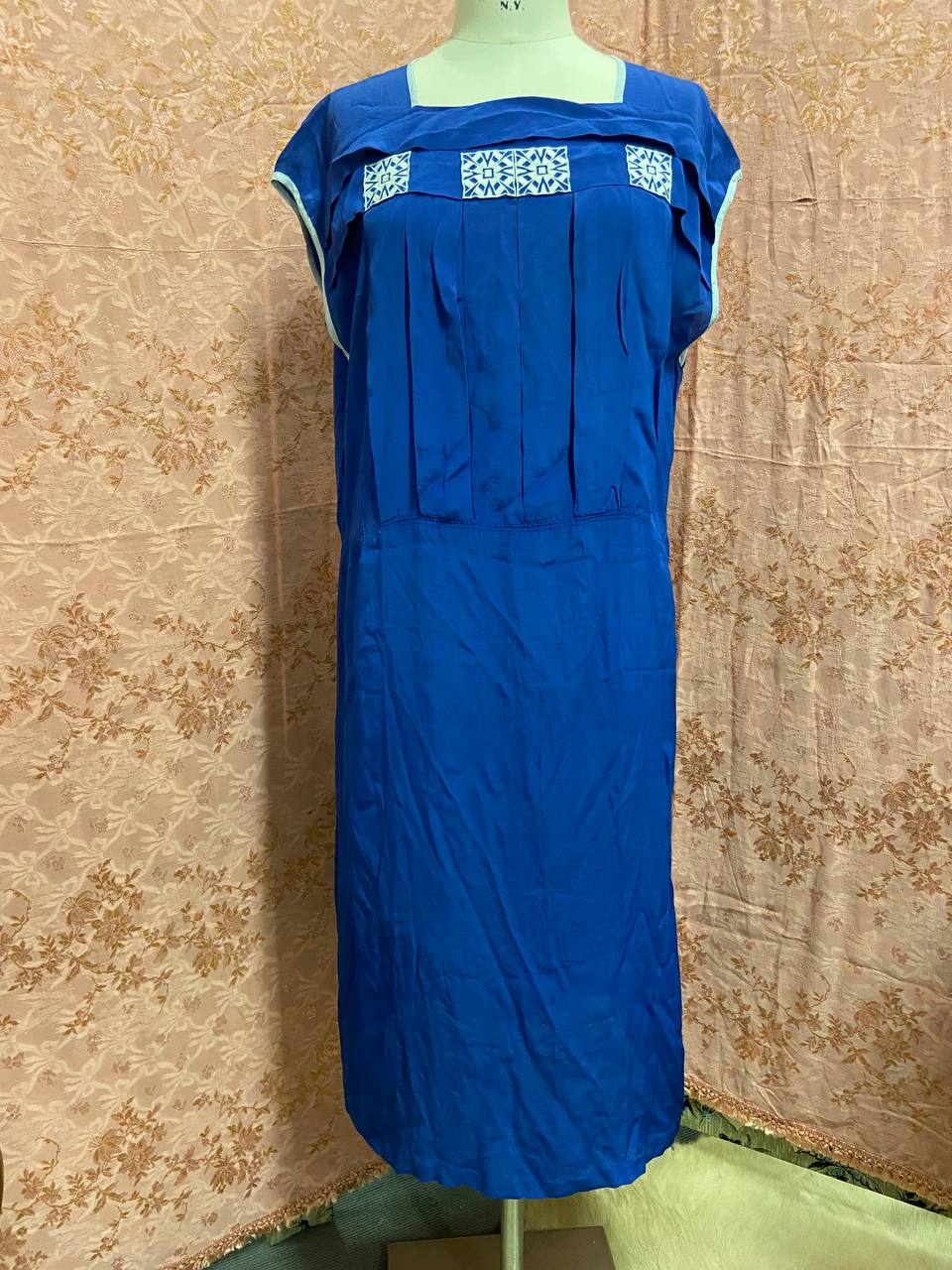 Abito 80s does 20s - seta blu tg.52