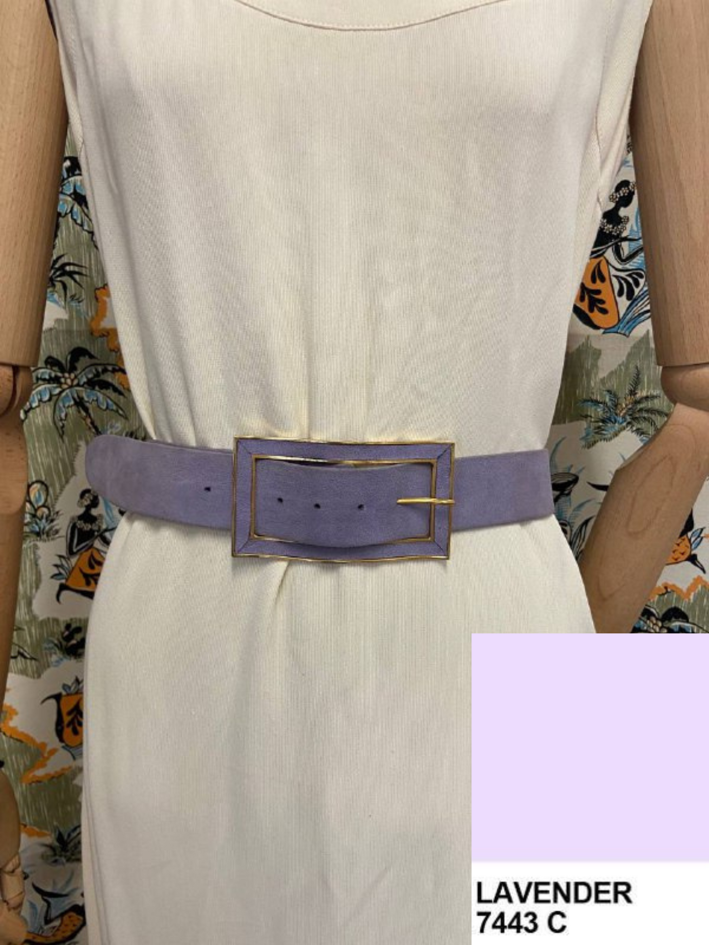 Cintura scamosciata - 70s
