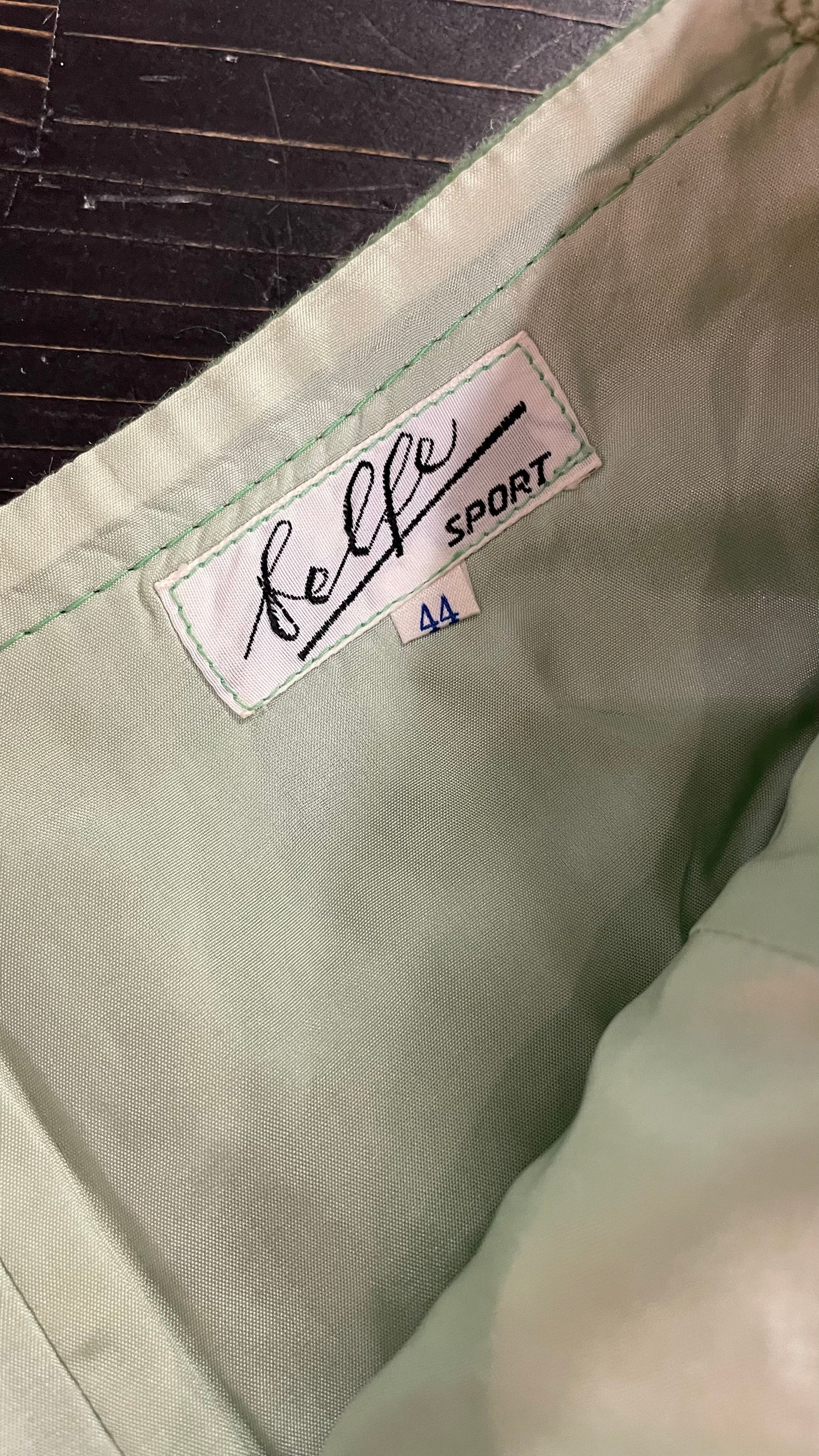 Gonna in panno verde tg.42/44 “Belfe”