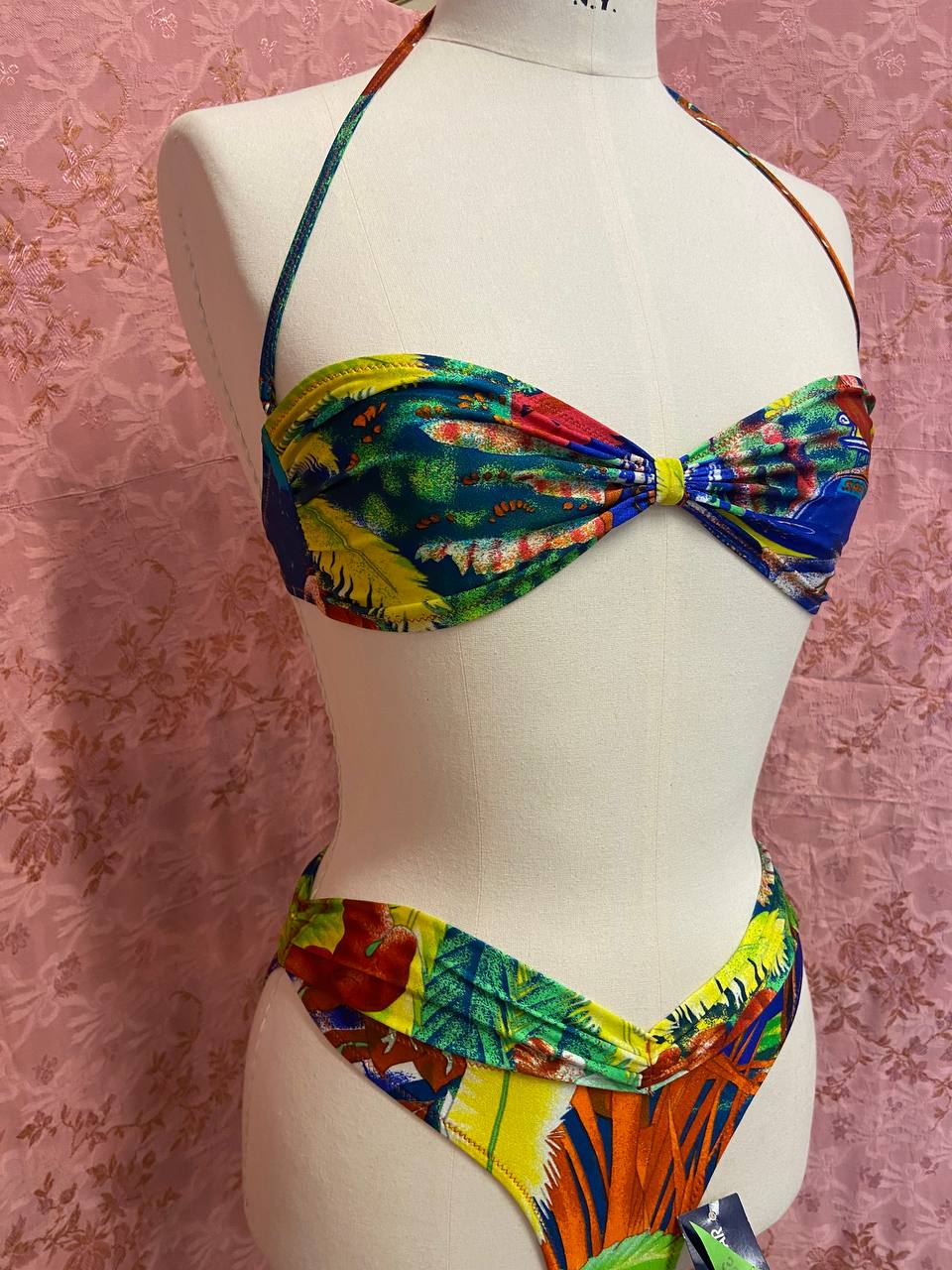 Bikini floreale Colmar tg.44 - deadstock 1990s