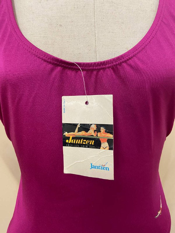 Costume intero magenta Jantzen, tg. 46, deadstock 1990s