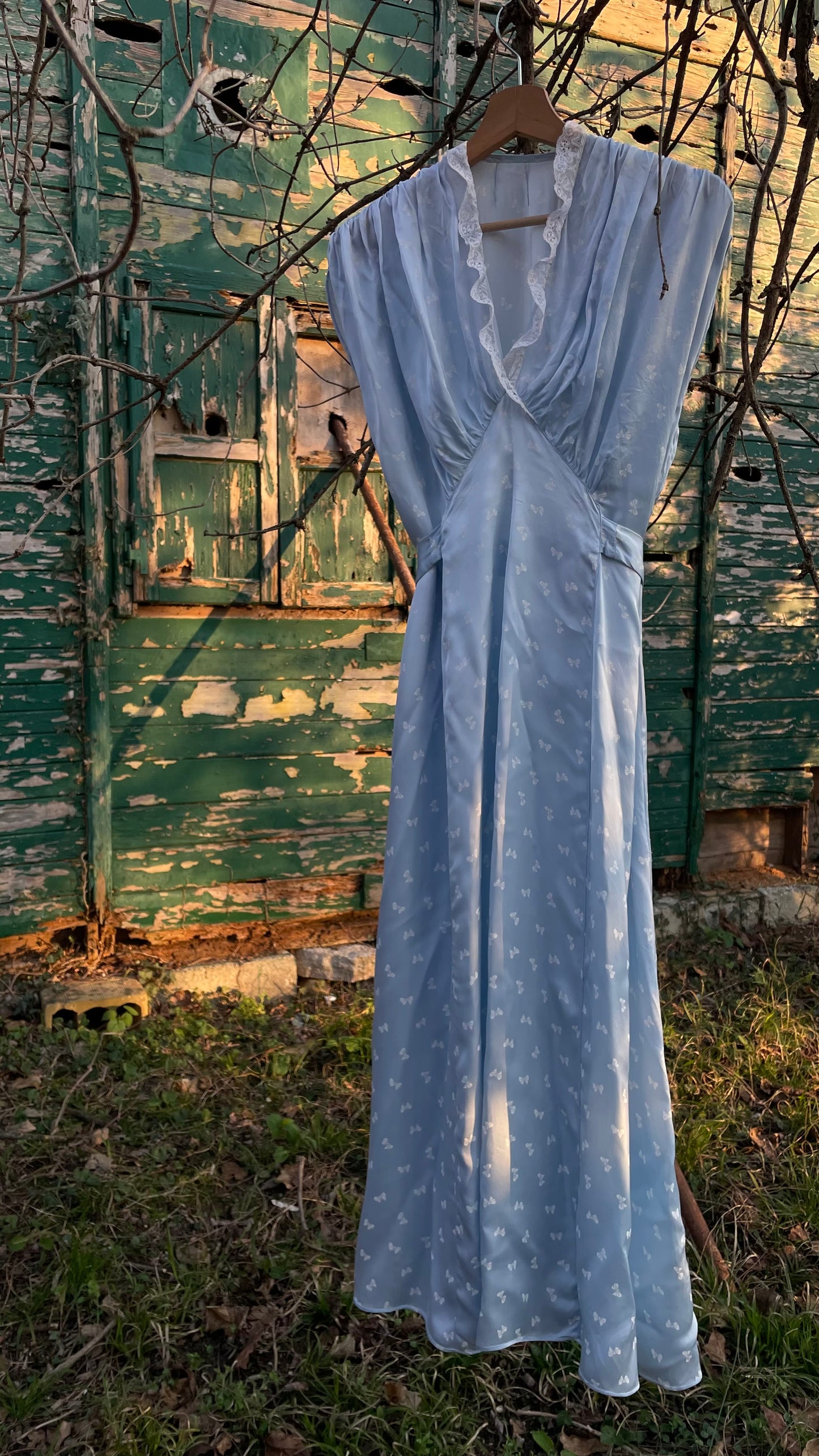 Camicia anni 40 azzurra tg.48
