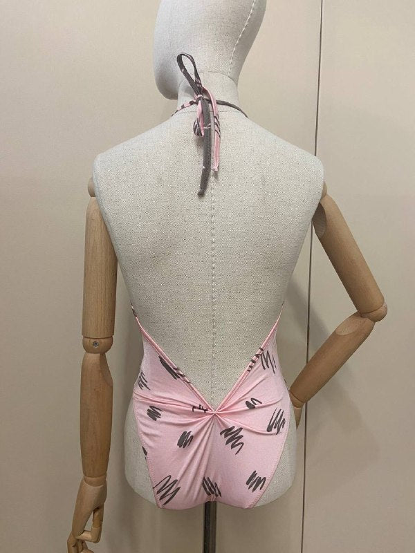 Costume intero grigio e rosa Tamigi