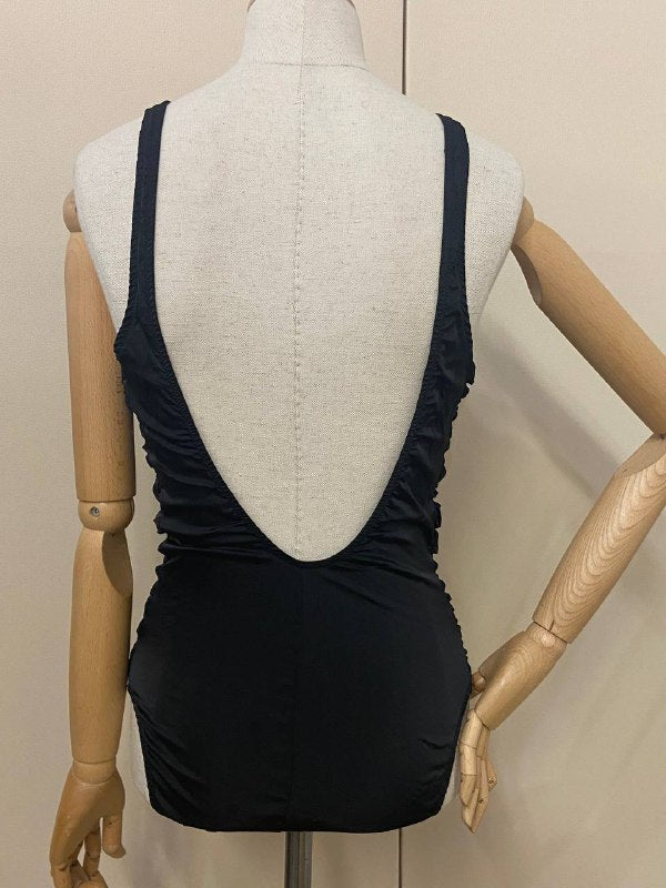 Costume intero nero Jantzen con volant