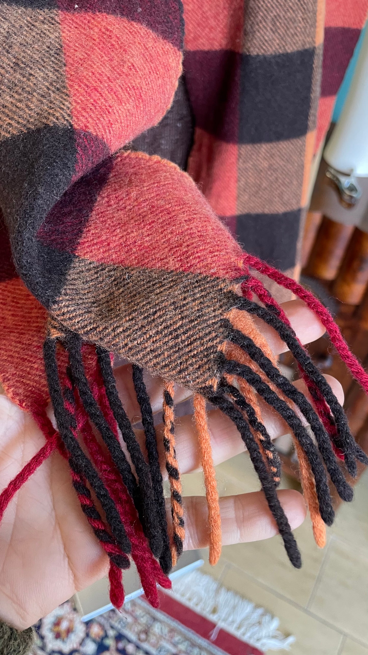 Sciarpetta vintage lana 100%