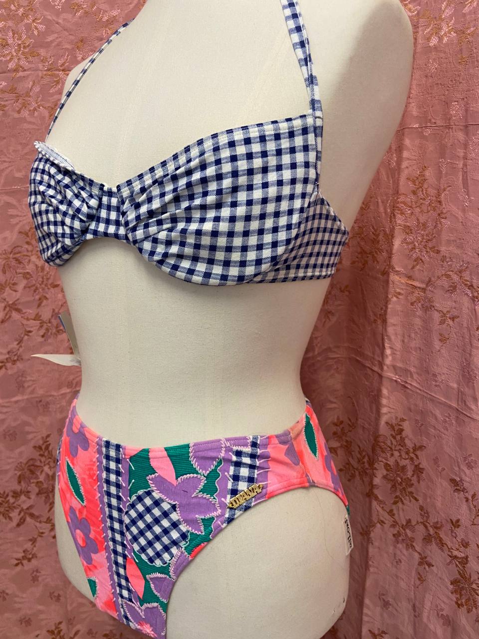 Bikini in cotone "Diana" Made in Italy - deadstock 1980s