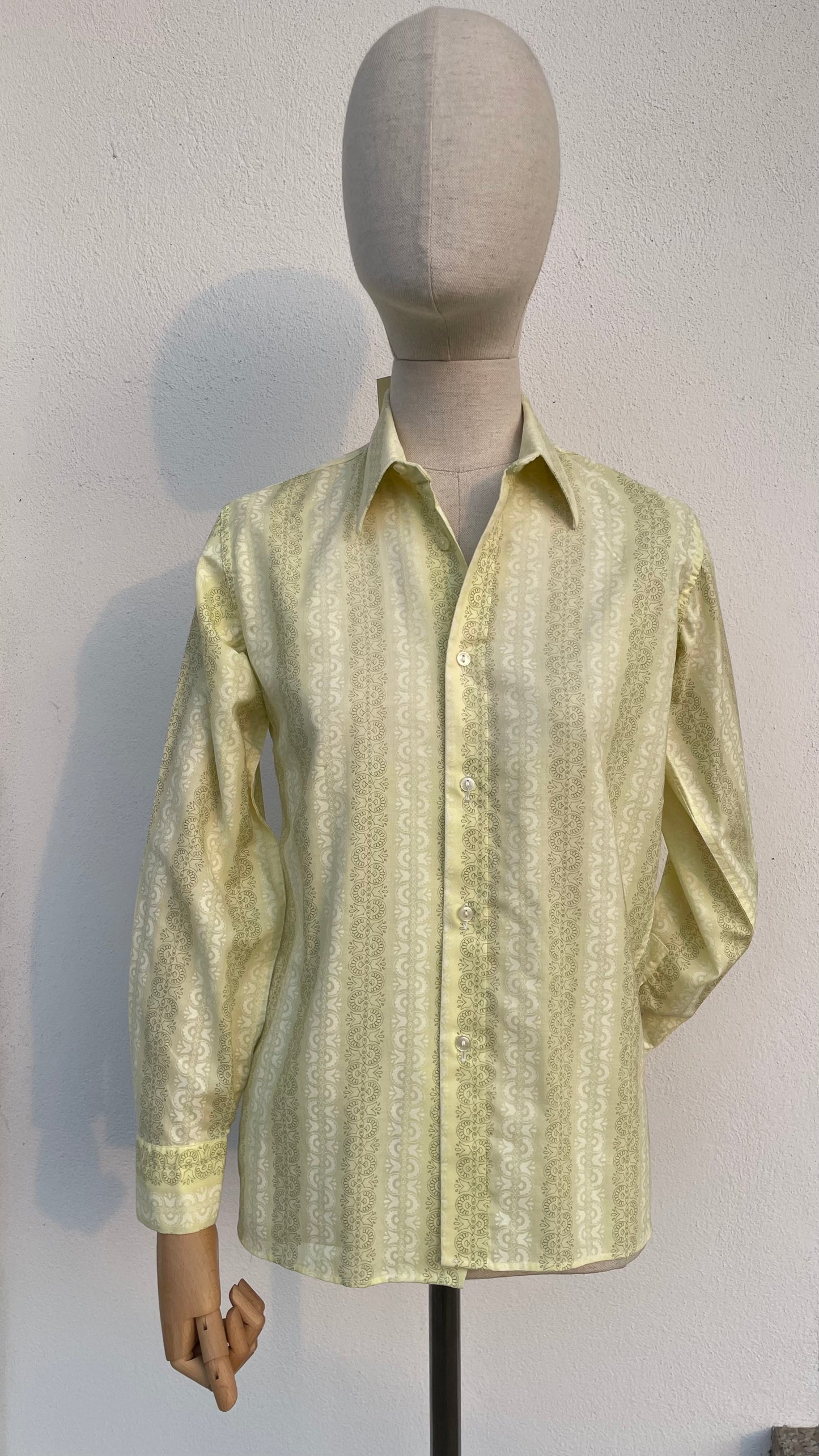 Camicia anni 70 stampa optical