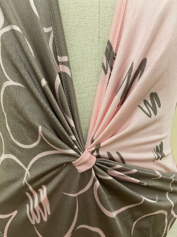 Costume intero grigio e rosa Tamigi