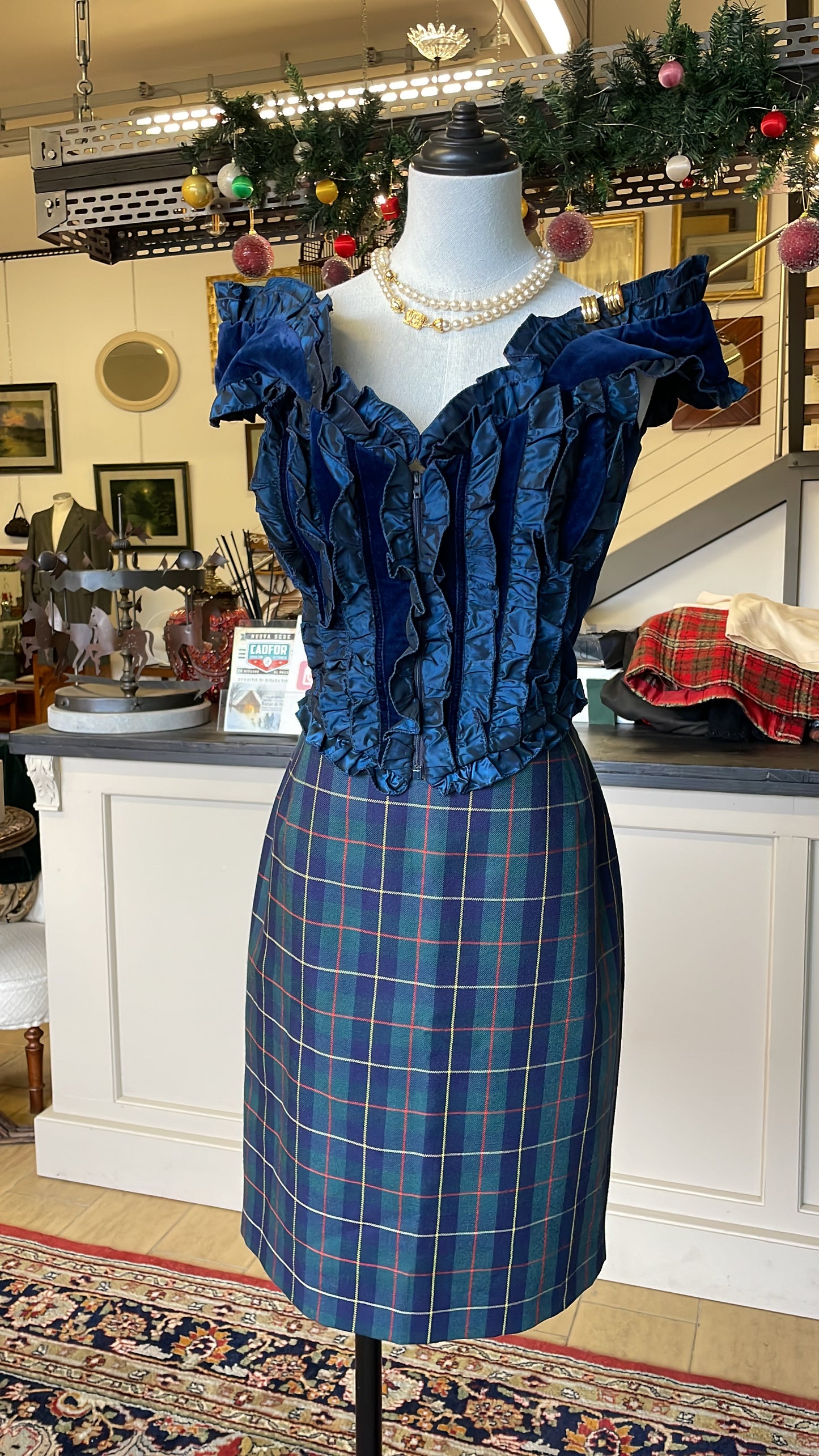 Gonna Tartan in pura lana tg.42/44
