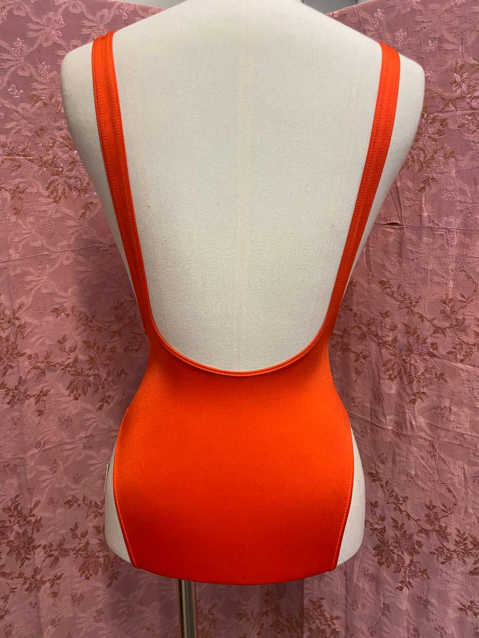 Costume intero arancione Jantzen, deadstock 1990s