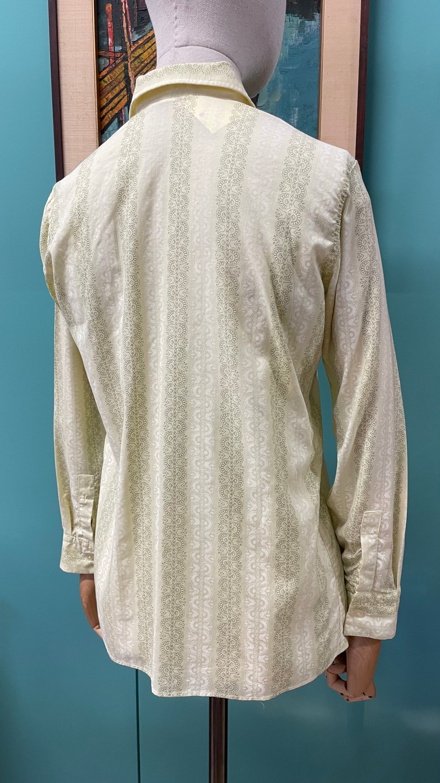 Camicia anni 70 stampa optical