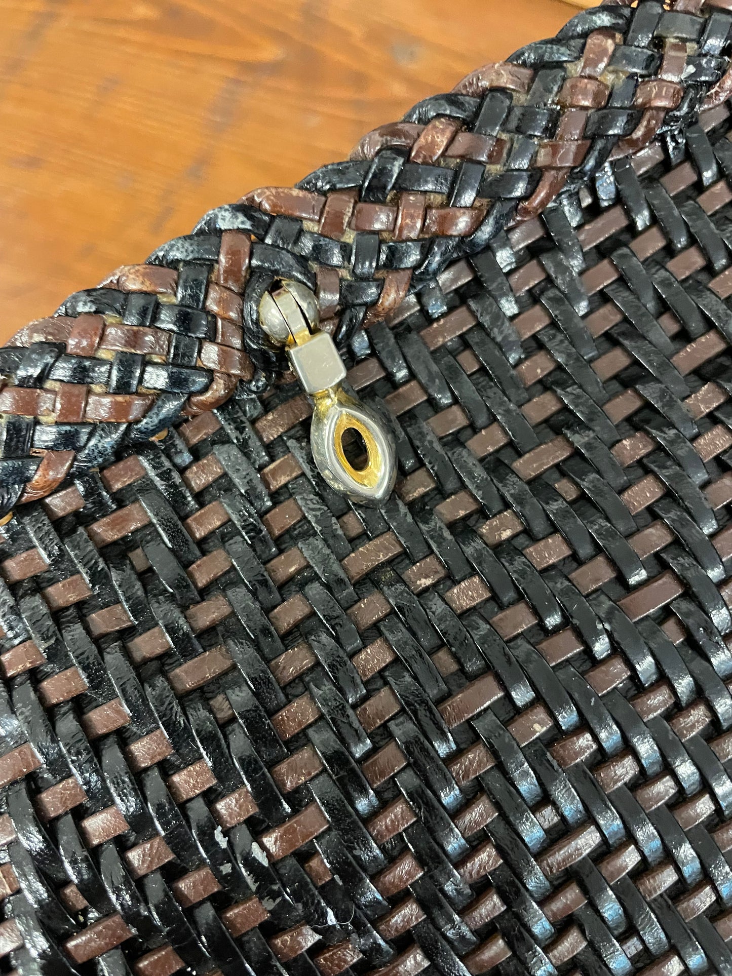 Borsetta elegante in pelle anni 60