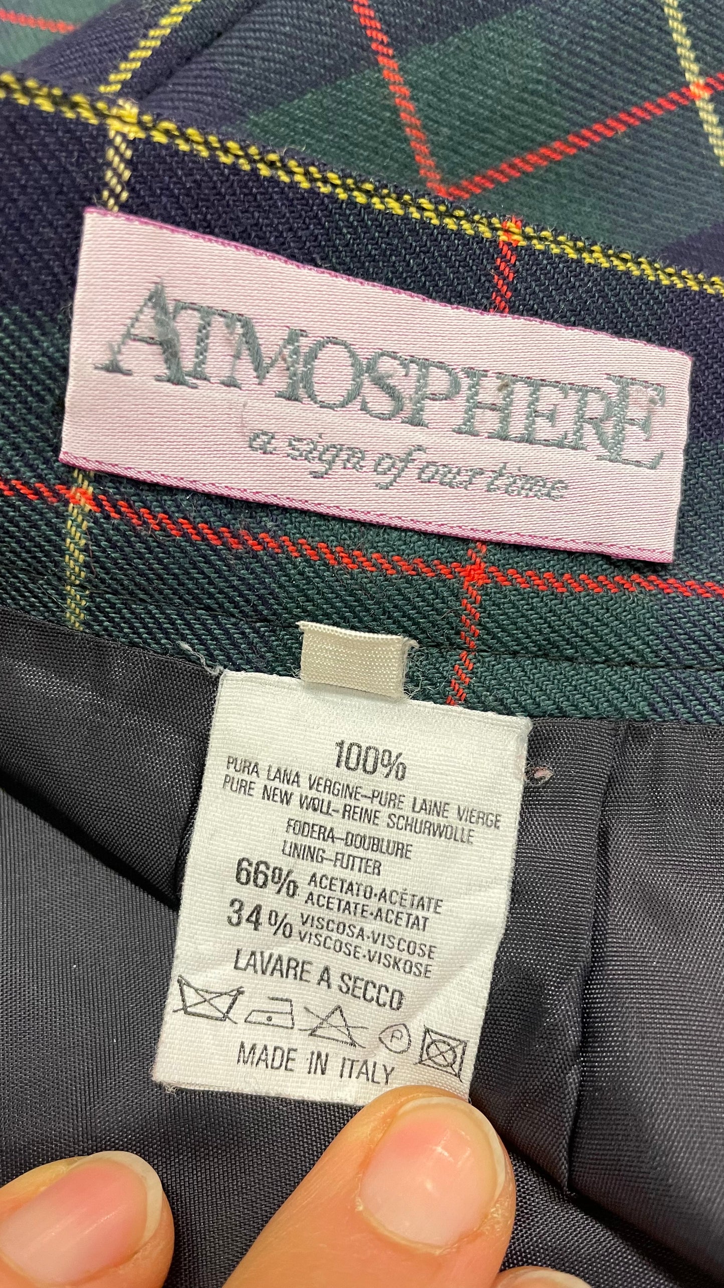 Gonna Tartan in pura lana tg.42/44