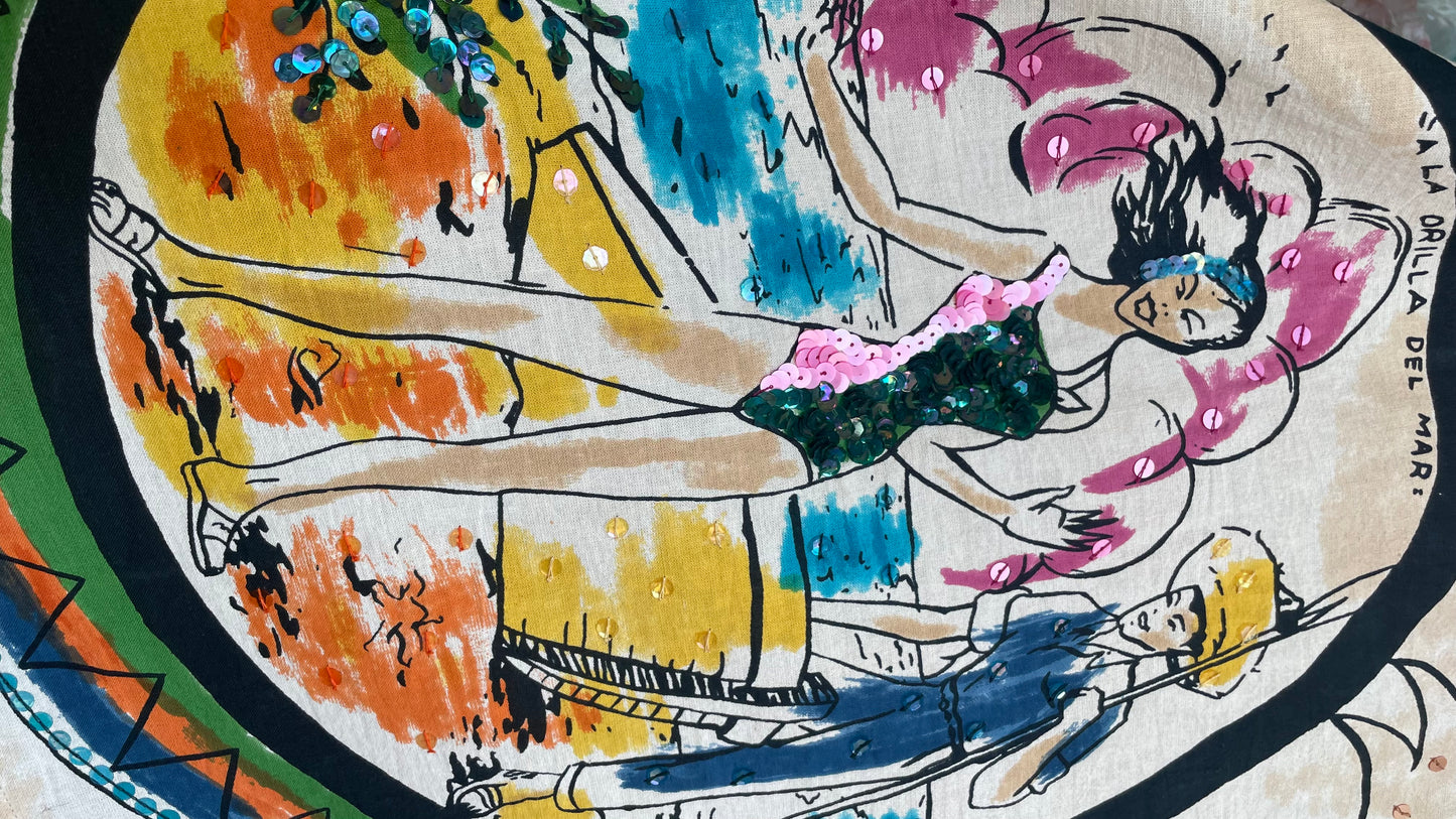 Gonna a ruota “Monica - Paris” ispirazione anni 50