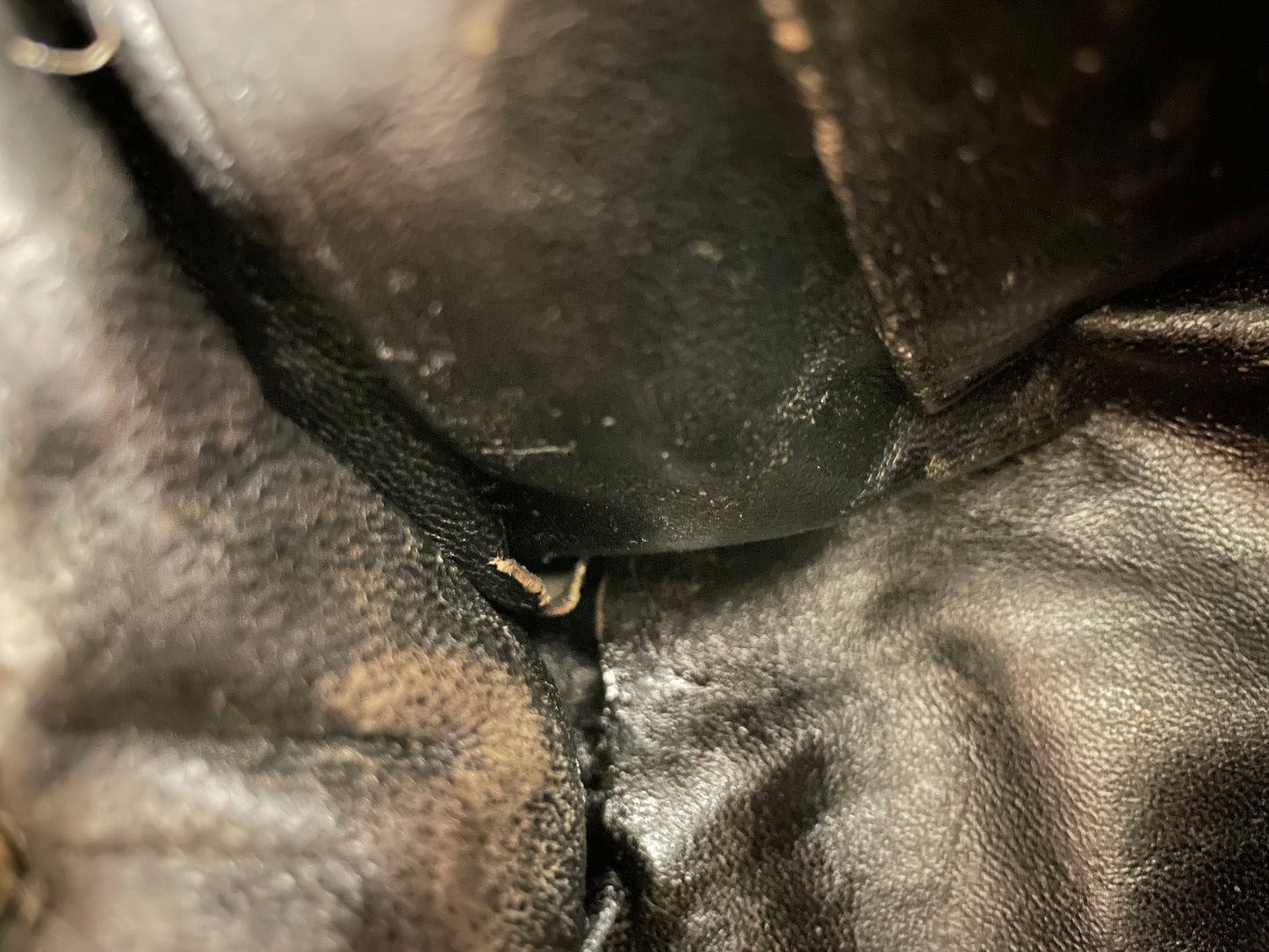 Borsetta elegante in pelle anni 60