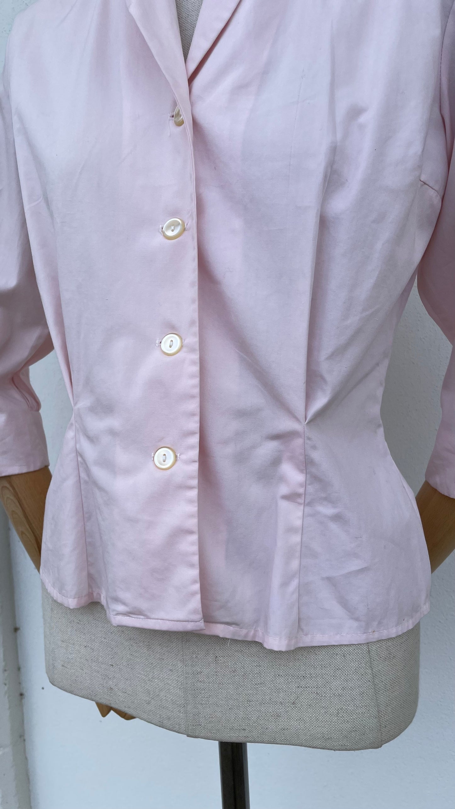 Camicetta fine anni 50/primi anni 60 rosa tenue