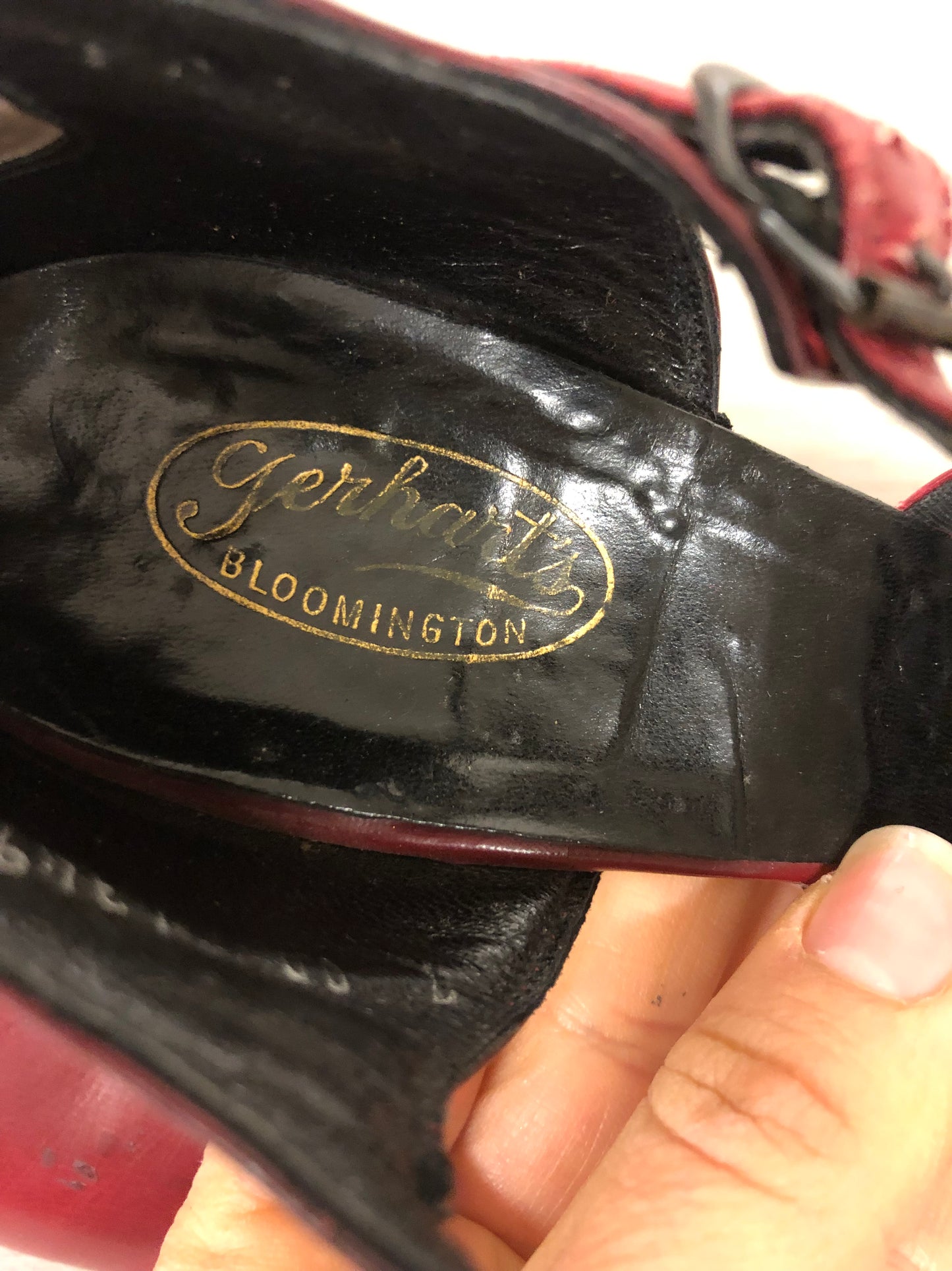 Scarpette Peep Toe americane marca "Paradise Shoes" 1940 nr. 37-38.