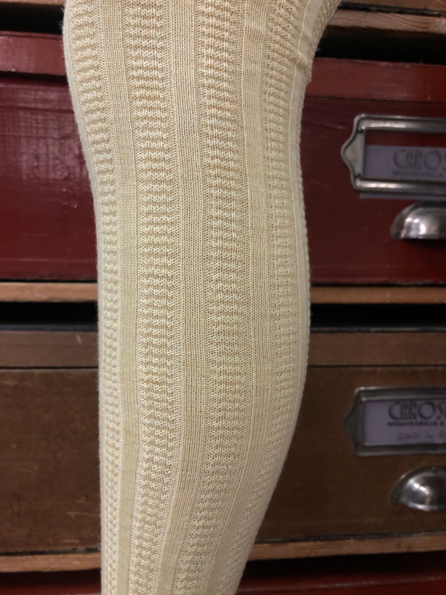Parigine fine anni 60 in cotone lavorato _ gialle pastello