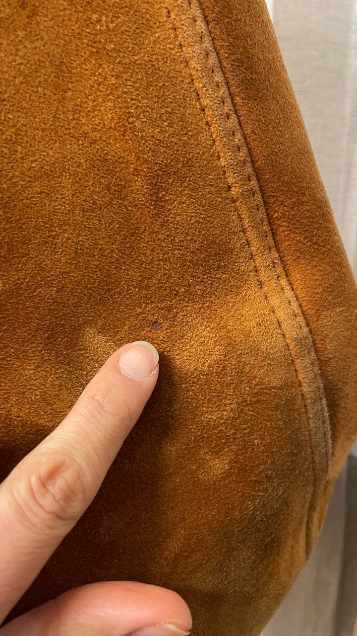 Montone primi 90s shearling - scamosciato tg.48/50