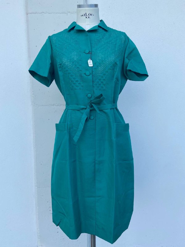 Scamiciato in shantug di seta tg.48 - deadstock 1960s