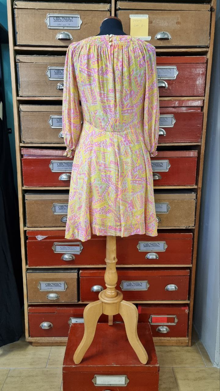 60s silk dress