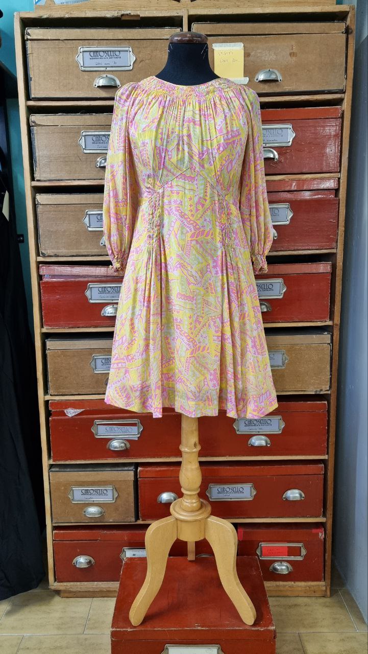 60s silk dress