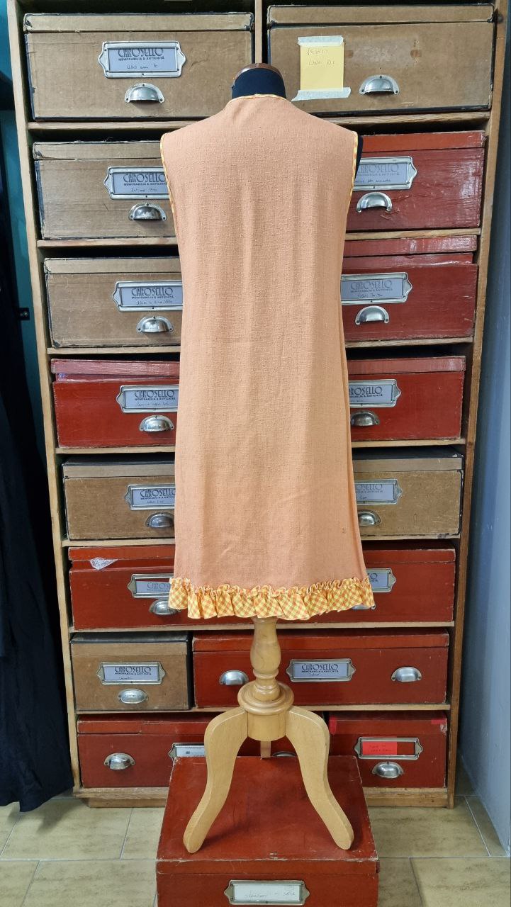 Abitino anni '60 arancione con rouge