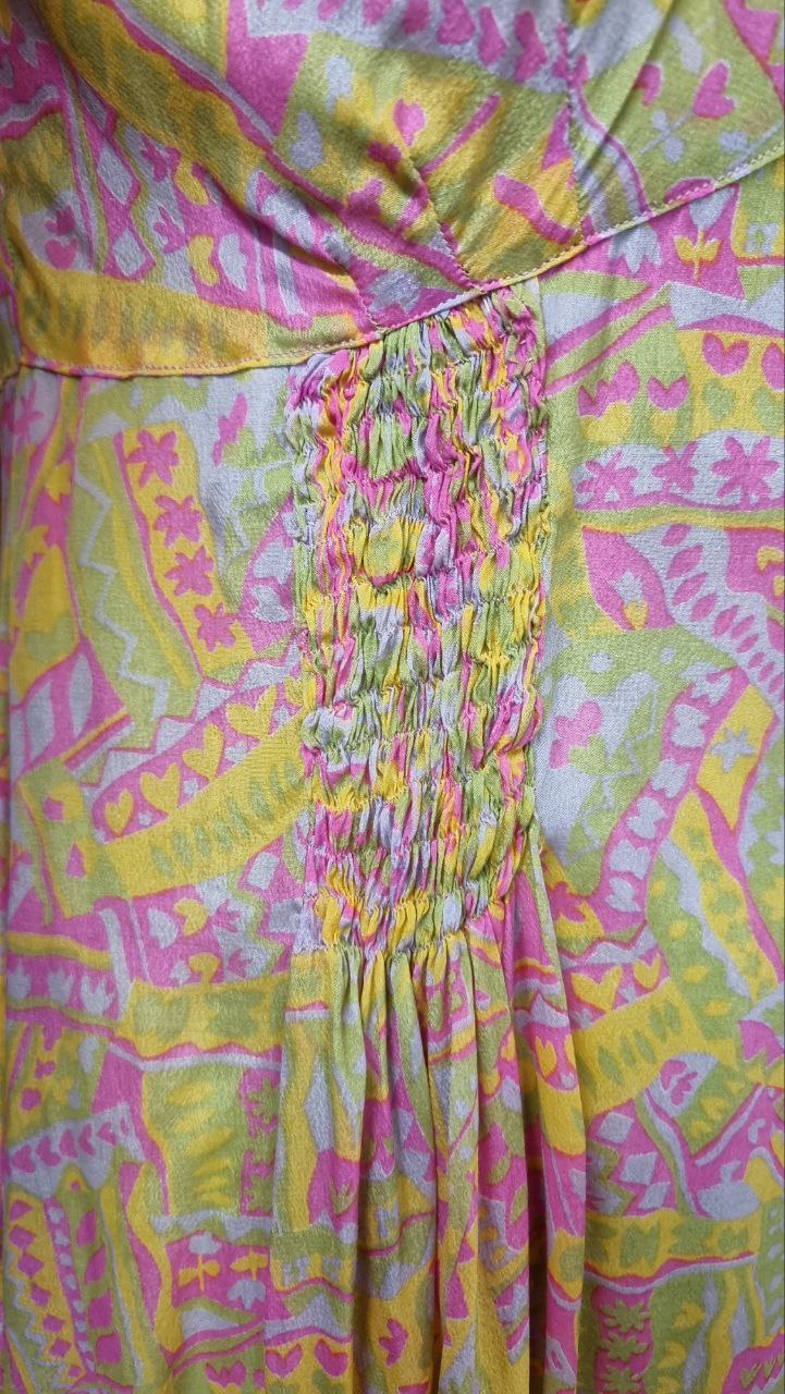 60s silk dress