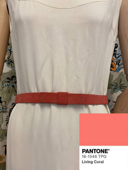 Cinture scamosciate con fiocco centrale - 50s/60s
