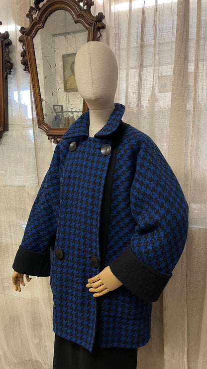 Cappotto anni 80 in lana super fine di Alpaca - Lanerie Colombo - tg.46/48