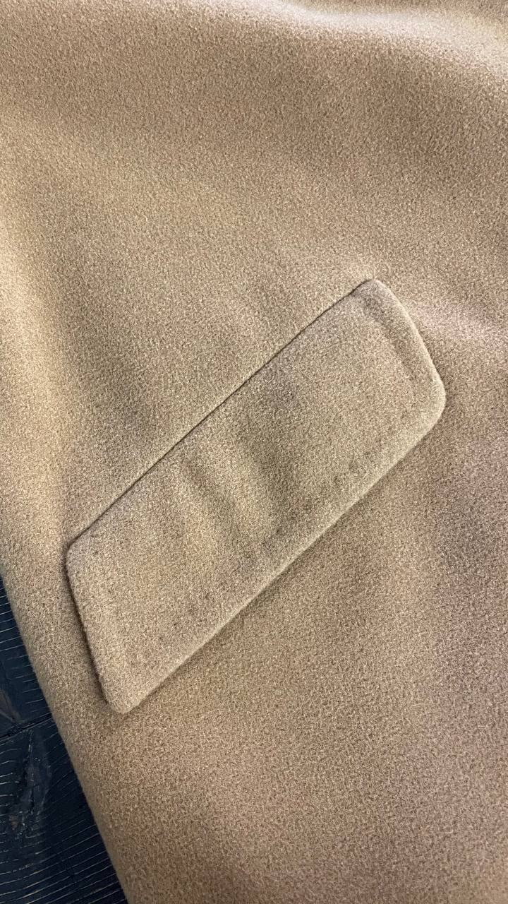 Cappottino anni 80 in lana col.cammello - tg.46