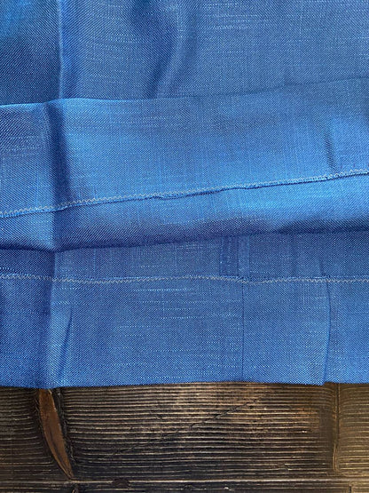 Abito sartoriale smanicato in lino - ricamato a mano - anni 60
