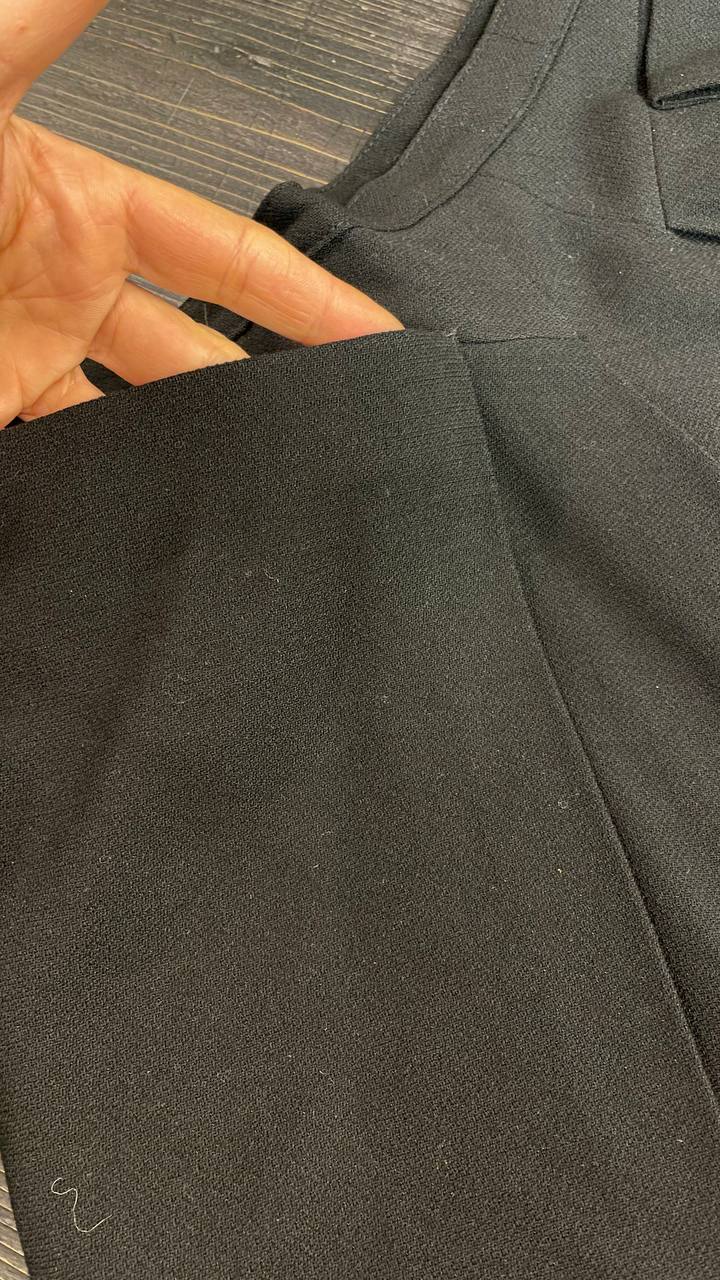 Gonna nera in gabardine tg.48/50  - modello anni 40