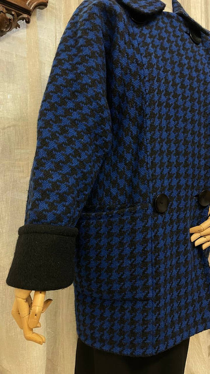 Cappotto anni 80 in lana super fine di Alpaca - Lanerie Colombo - tg.46/48