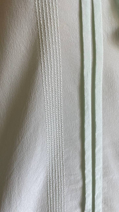 Camicia 100% seta verde pastello tg.S/M