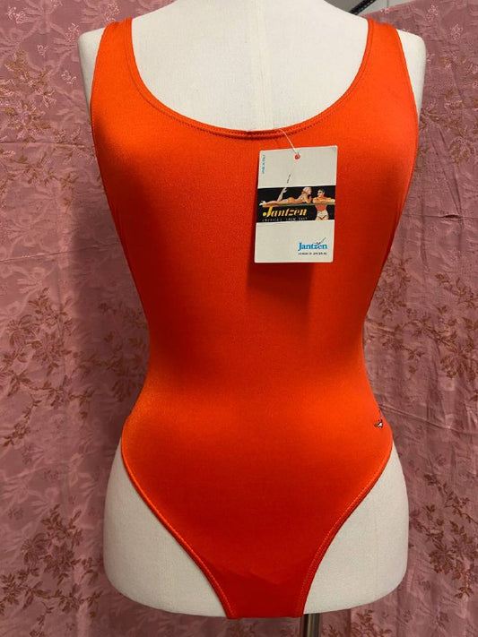 Costume intero arancione Jantzen, deadstock 1990s