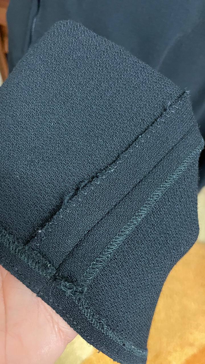 Gonna nera in gabardine tg.48/50  - modello anni 40