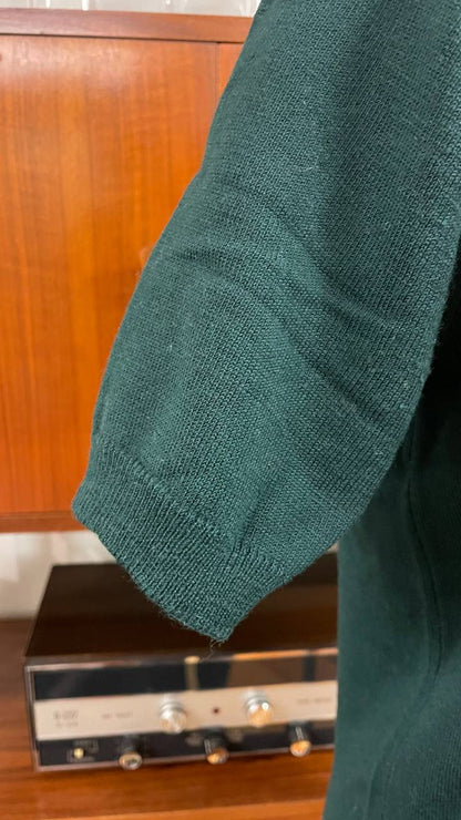 Twin Set anni 60 in lana verde scuro - tg.46
