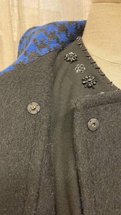 Cappotto anni 80 in lana super fine di Alpaca - Lanerie Colombo - tg.46/48