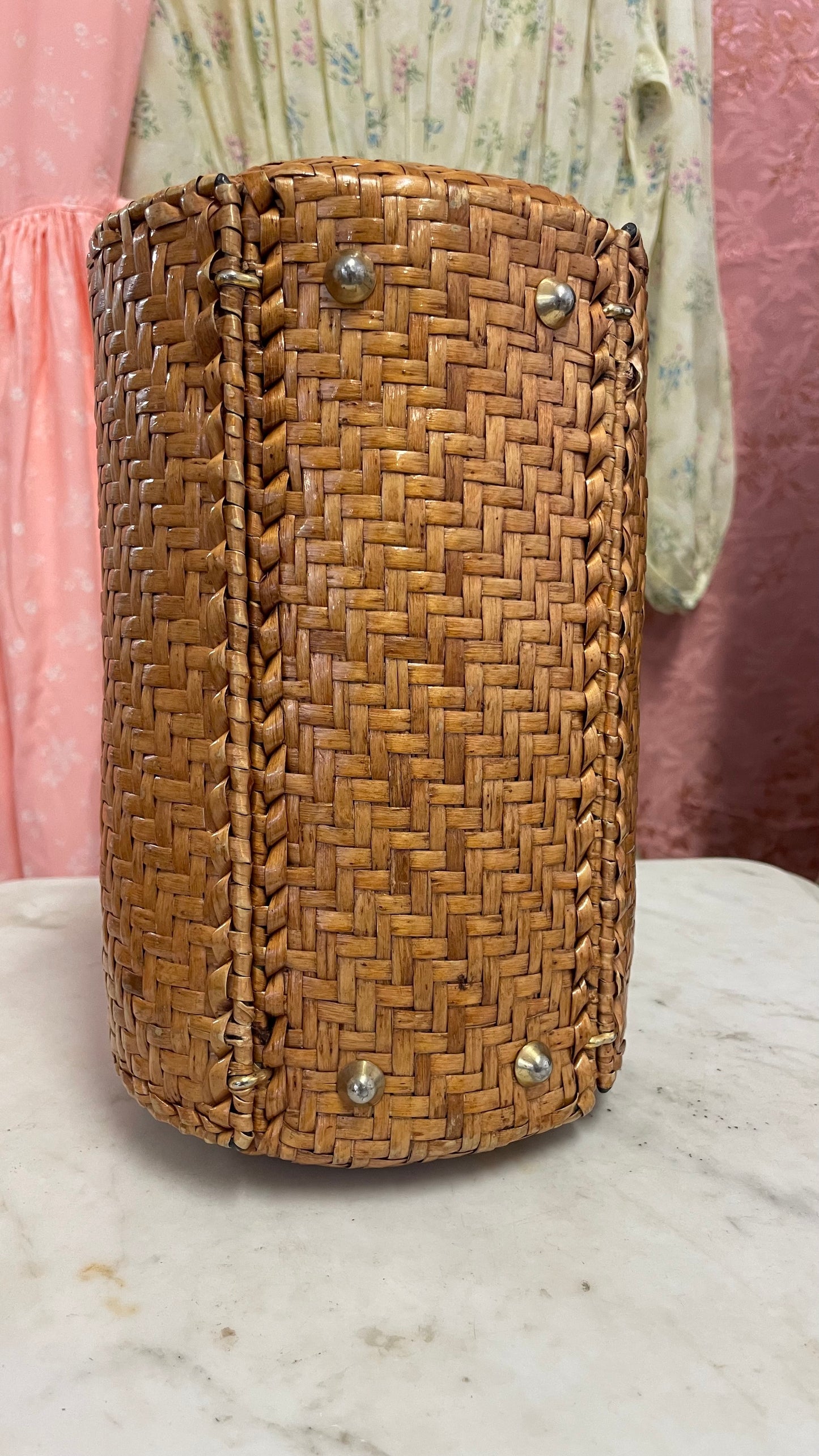 Borsa in midollino anni 50/60