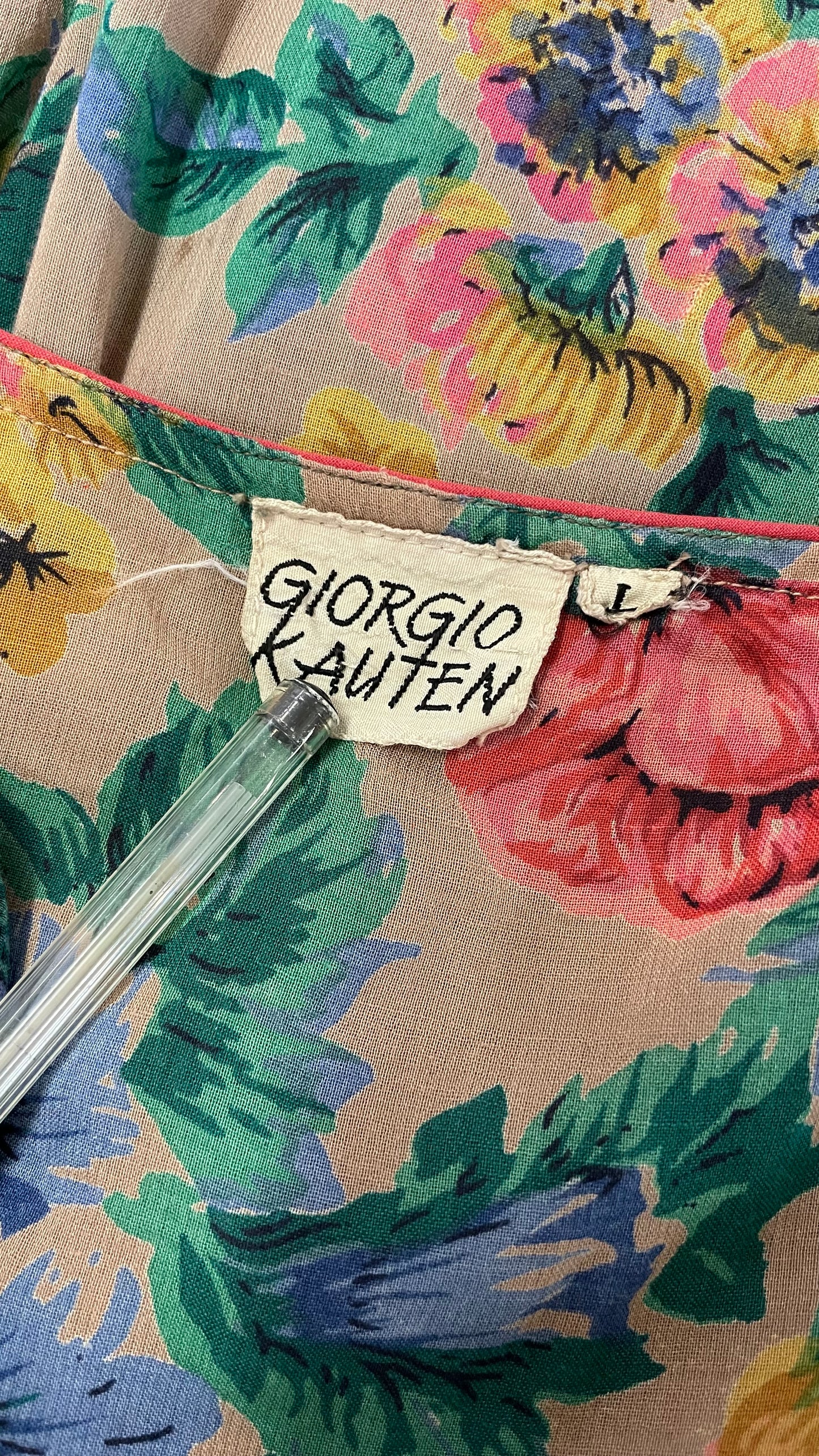 Abito fiorito “Giorgio Kauten”
