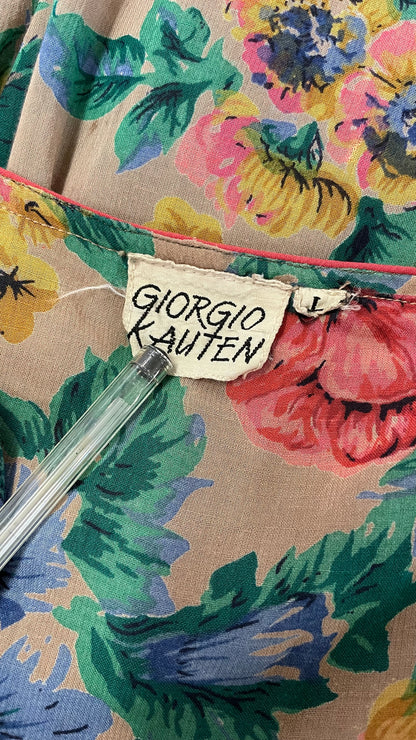 Abito fiorito “Giorgio Kauten”